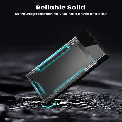 UGREEN 2.5 inch SATA III to USB 3.0 SSD HDD Hard Disk Drive Enclosure with 5Gbps Transmission Rate and Up to 6TB Storage Capacity for PC, Laptop, Desktop Computer, etc. - Supports Windows, Mac OS, Linux, and Chrome OS | 50743