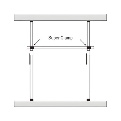 Dearkol Studio Telescopic Grip Auto Pole Set with Rubber Protective End Caps