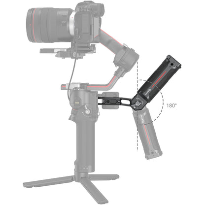 SmallRig Ergonomic Sling Handgrip with 180 Degree Rosette Joint, Mounts via NATO Clamp, 1/4"-20 & 3/8"-16 ARRI-Style Threads, 6Kg Load Capacity for DJI RS 2, RSC 2, RS 3, RS 3 Pro, RS 3 Mini, RS 4 & RS 4 Pro