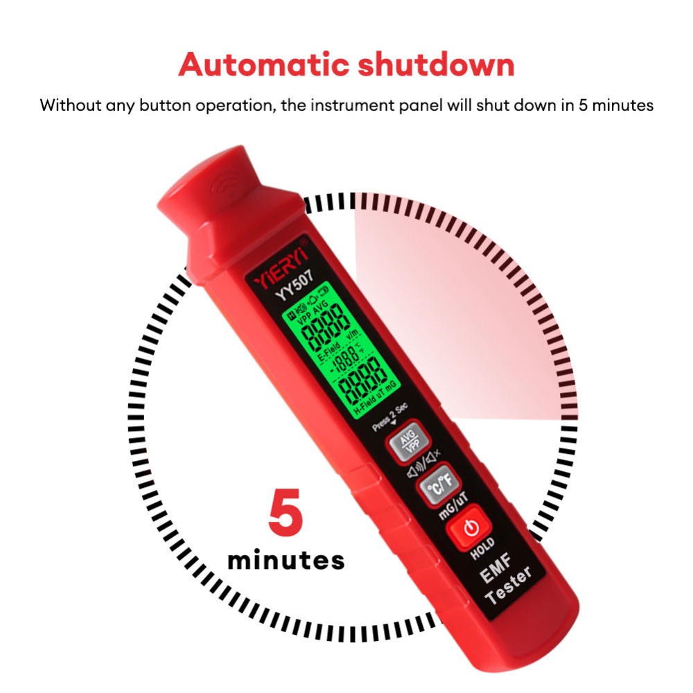 Eagletech Digital EMF Electromagnetic Field Radiation Detector Tester | YY507