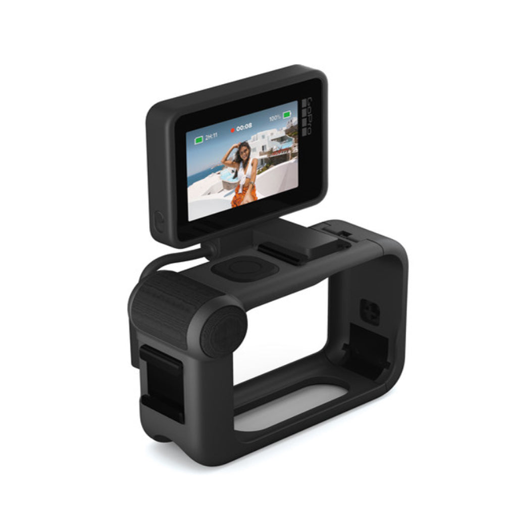 GoPro Display Mod 2" Flip-Up Articulating LCD Screen with Integrated Rechargeable Battery, Micro-HDMI Connector for HERO 12 / 11 / 10 / 9 / 8 BLACK and Vlog Vlogging | AJLCD-001-AS