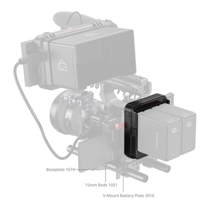 SmallRig NP-F Battery Adapter Plate Kit Dual Battery Hot-Swap UPS D-Tap USB-C V-Mount | 5536 / 5537