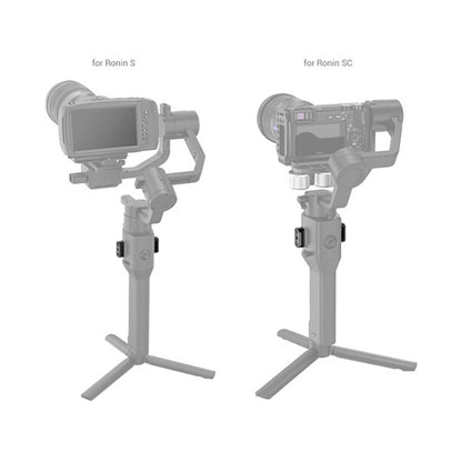 SmallRig Compact NATO Rail Mount with 1/4"-20 Threaded Hole, M4 Screws and Allen Key for DJI Ronin-S/SC Gimbal Stabilizer and SmallRig RS 2 / RSC 2 Accessories 3032