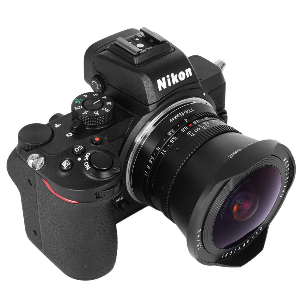 TTArtisan 7.5mm f/2.0 APS-C Format Fisheye Lens Sony E | Nikon Z | M43 | Leica L | FUJIFILM X | Canon RF Mount Circular Large Aperture 180° Ultra Wide Angle with Full Metal Body, MF Manual Focus Ring for Panoramic Landscape Photography