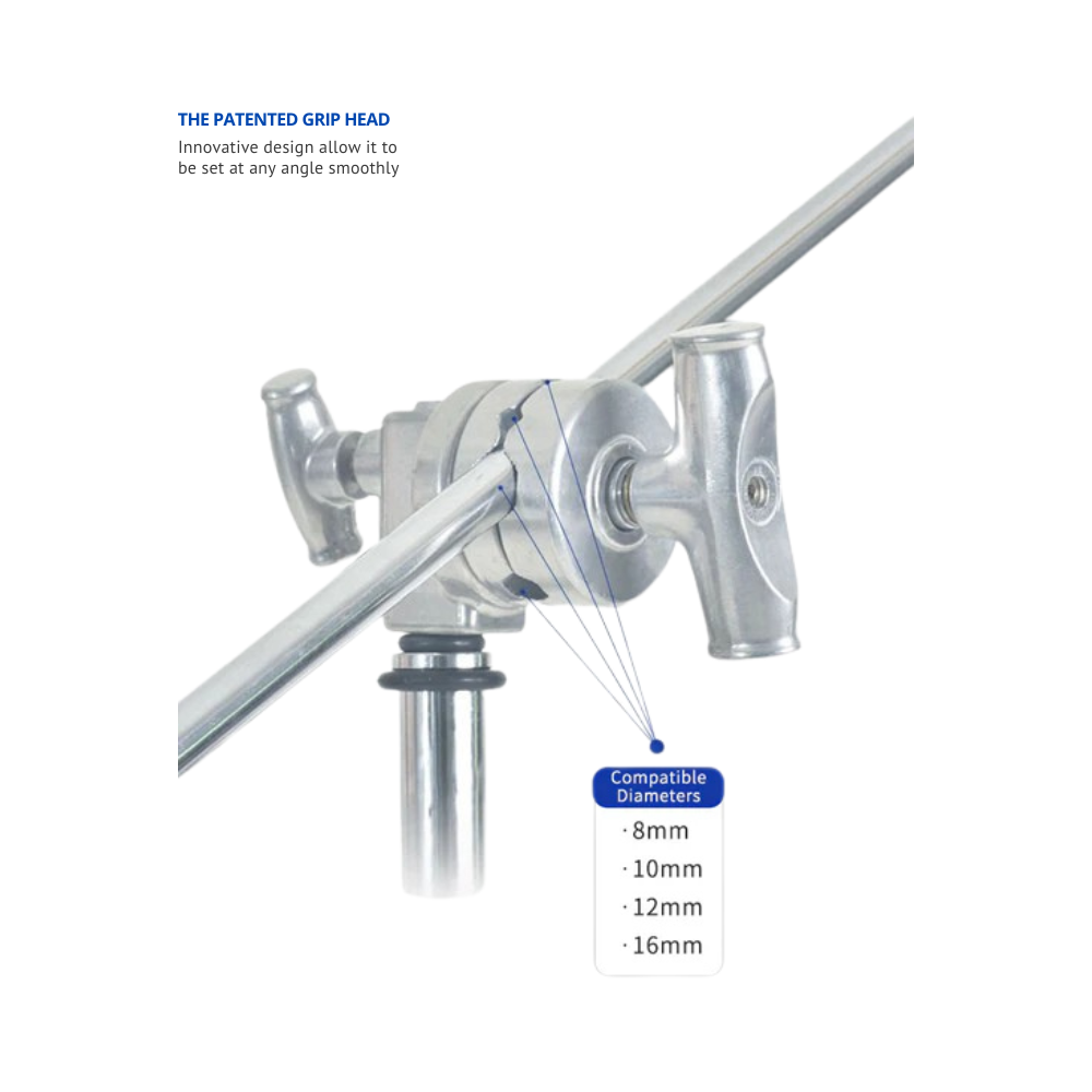 Dearkol DC-1 C-Stand with Unique Collar, Turtle Base & Detachable Leg