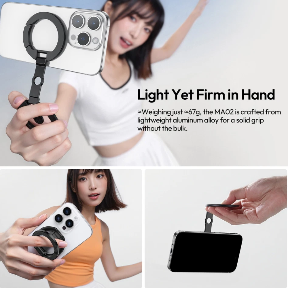 Ulanzi MA02 MagLock Dual Magnetic Phone Stand