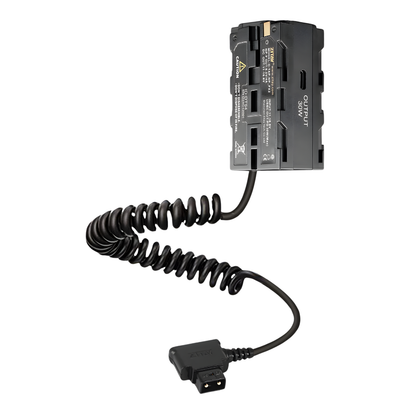 ZITAY D-Tap to Dual-Sided NP-F550 Dummy Battery Adapter for Sony NP-F/L-Series Batteries