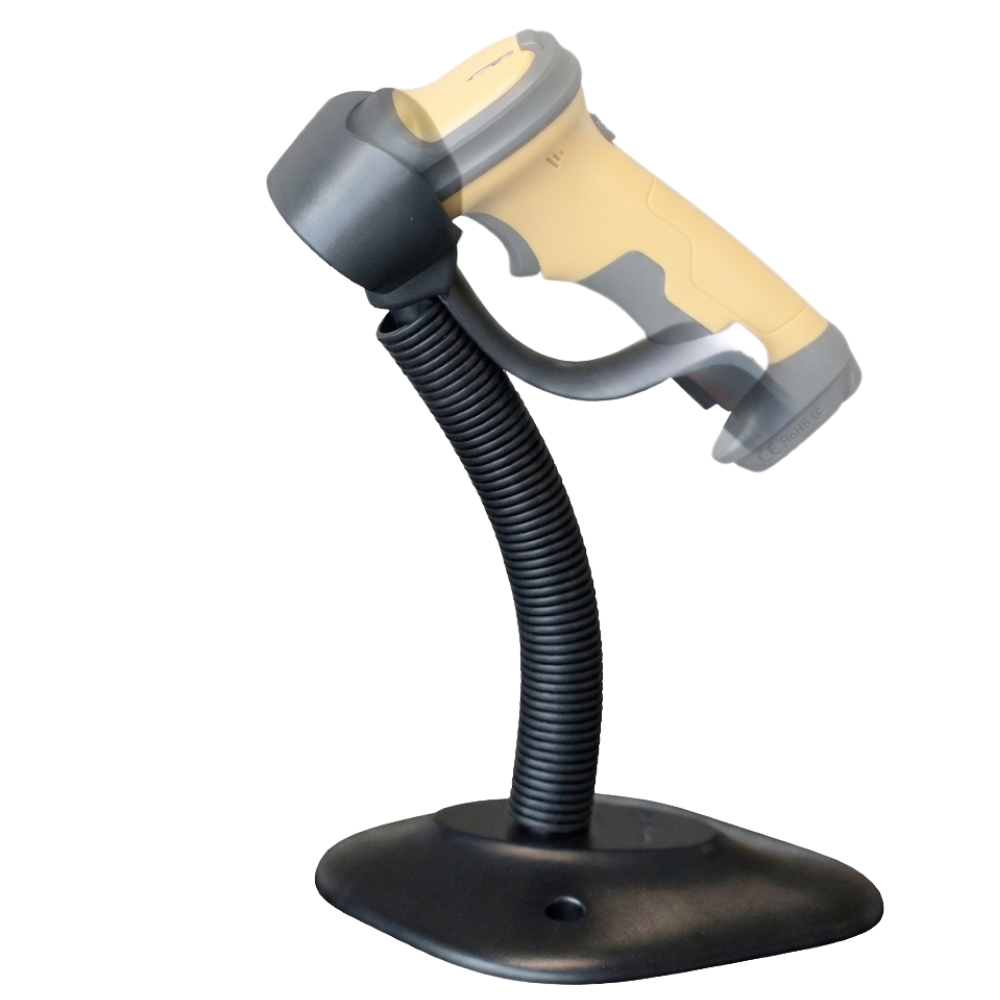 Inateck BCST-S Adjustable Barcode Scanner Stand, Shock-Resistant & Stable Clamp Design, Flexible Angle Holding Arm
