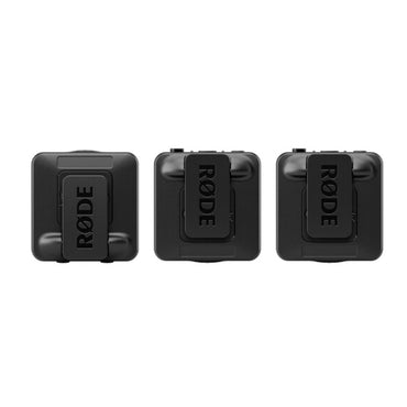 RODE WIRELESS PRO 2 Person 32GB Dual TX + RX Omnidirectiol Condenser Lavalier Microphone w/ 2 Channel 2.4Ghz Max 260m Range & 40Hrs Recording, 4200mAh Charging Case, Built-In Omni Mics & Included Lav Mics for Interviews, Vlog and Podcast