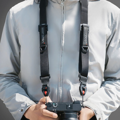 VSGO Black Snipe Pro Professional Camera Strap with Adjustable Neck Shoulder Sling Strap