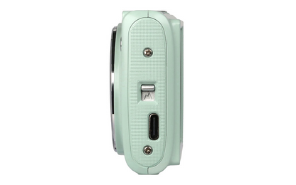 Yashica Classic Peanuts Edition 30MP 1080P Compact Digital Camera with 8X Zoom, JPG / AVI Photo Video Format, USB Type-C Interface, 650mAh Battery, 2.4" IPS Screen and MicroSD Card Slot for Point & Shoot Photography | Sage Green, Blue Sky