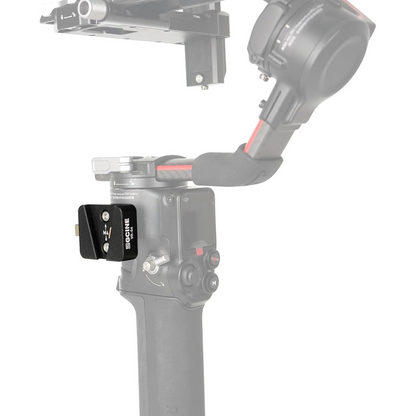 ZGCINE VR-04 Mini V-Mount Plate V-Lock for DJI Ronin S2/S3 and RS Gimbal Stabilizers, Pitch Axis Compatible, Quick Release Battery Mount for V-Mount Batteries