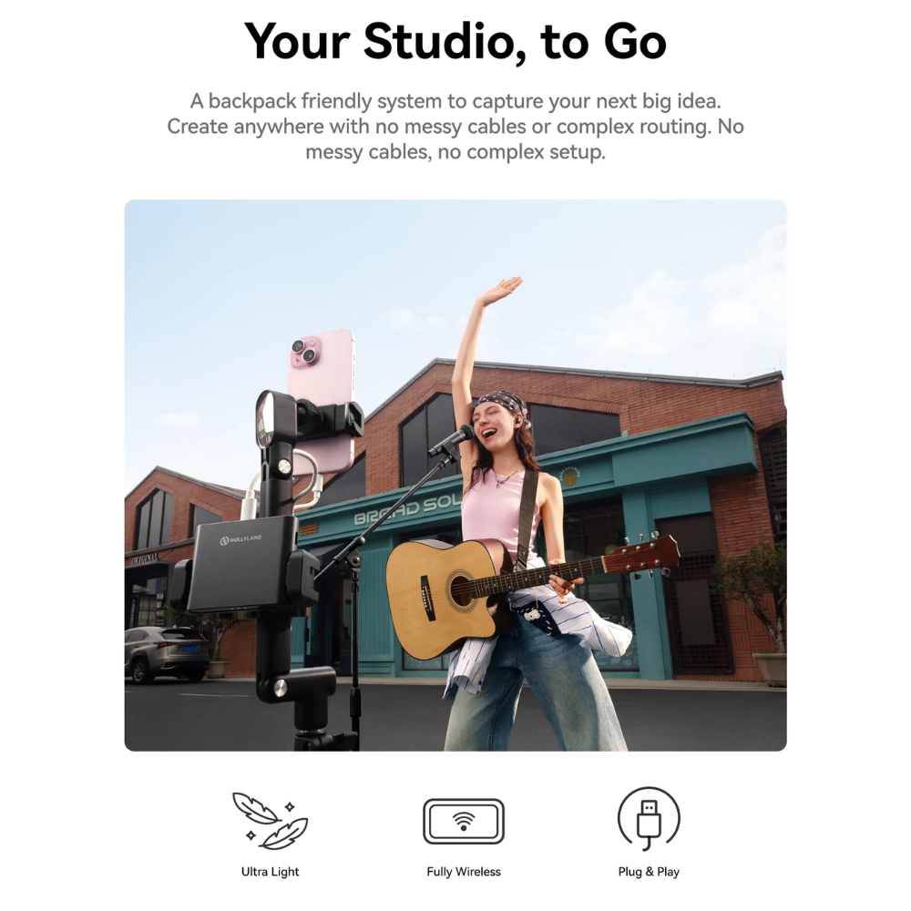 Hollyland MELO P1 Wireless Audio Studio System | Solo / Combo / Ultimate Combo