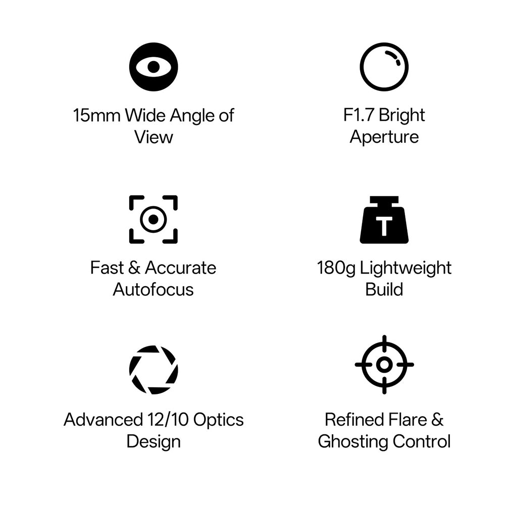 Viltrox AF 15mm f/1.7 Air Series Fujifilm X-Mount APS-C Wide Angle Prime Lens with STM Autofocus Motor, Low-Light Bokeh, and Lightweight Design for X-T, X-S, X-H, X-E, and X-Pro Series Mirrorless Cameras