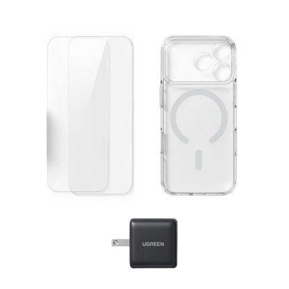 UGREEN 3-in-1 Accessory Kit for iP 17 / iP 17 Pro 30W GaN USB-C PD Fast Charger