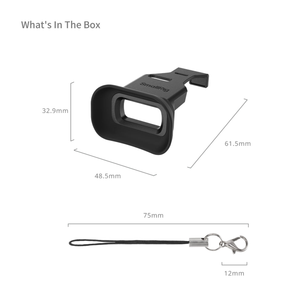 SmallRig Camera Viewfinder Eyecup for Sony a7C II & a7CR with Anti-Loss Lanyard | 4819