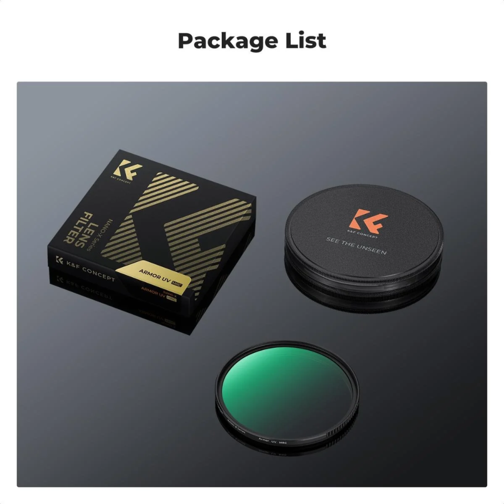 K&F Concept Nano-Xcel Series Explosive-Proof MCUV Lens Protection Filter