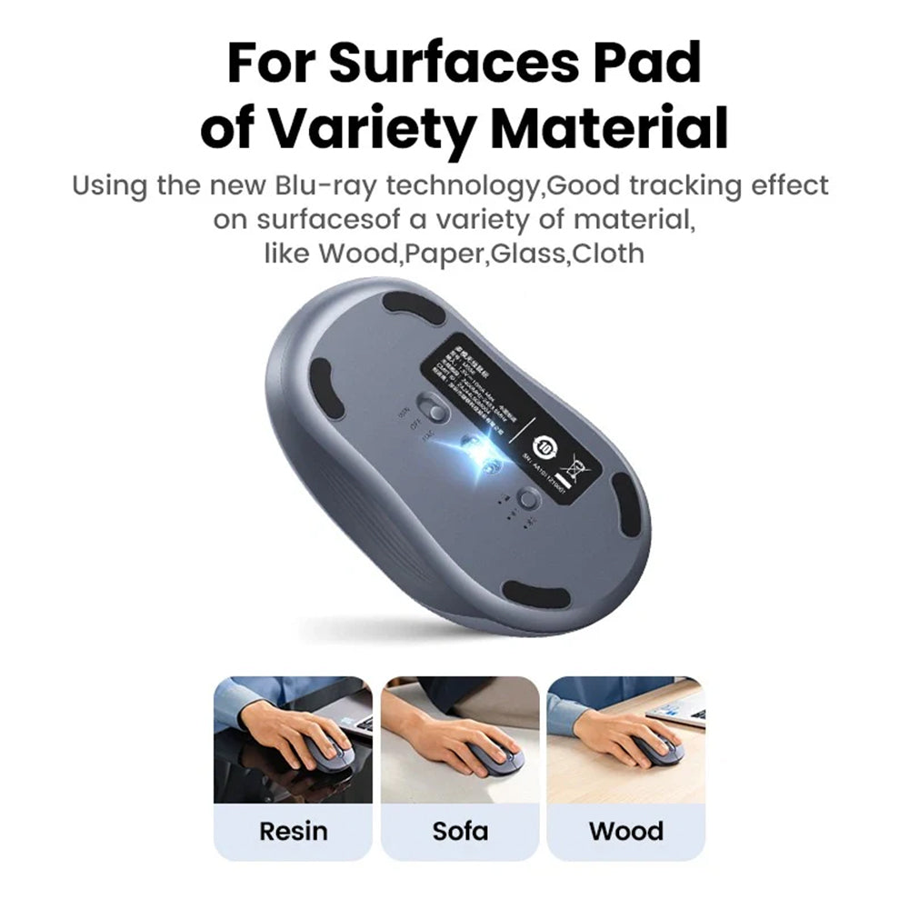 UGREEN 4000 DPI 2.4GHz Wireless Mouse – Ergonomic Silent Click USB w/ Adjustable DPI, High-Precision Optical Tracking, Stable Wireless Connection, Comfortable Grip | JG Superstore