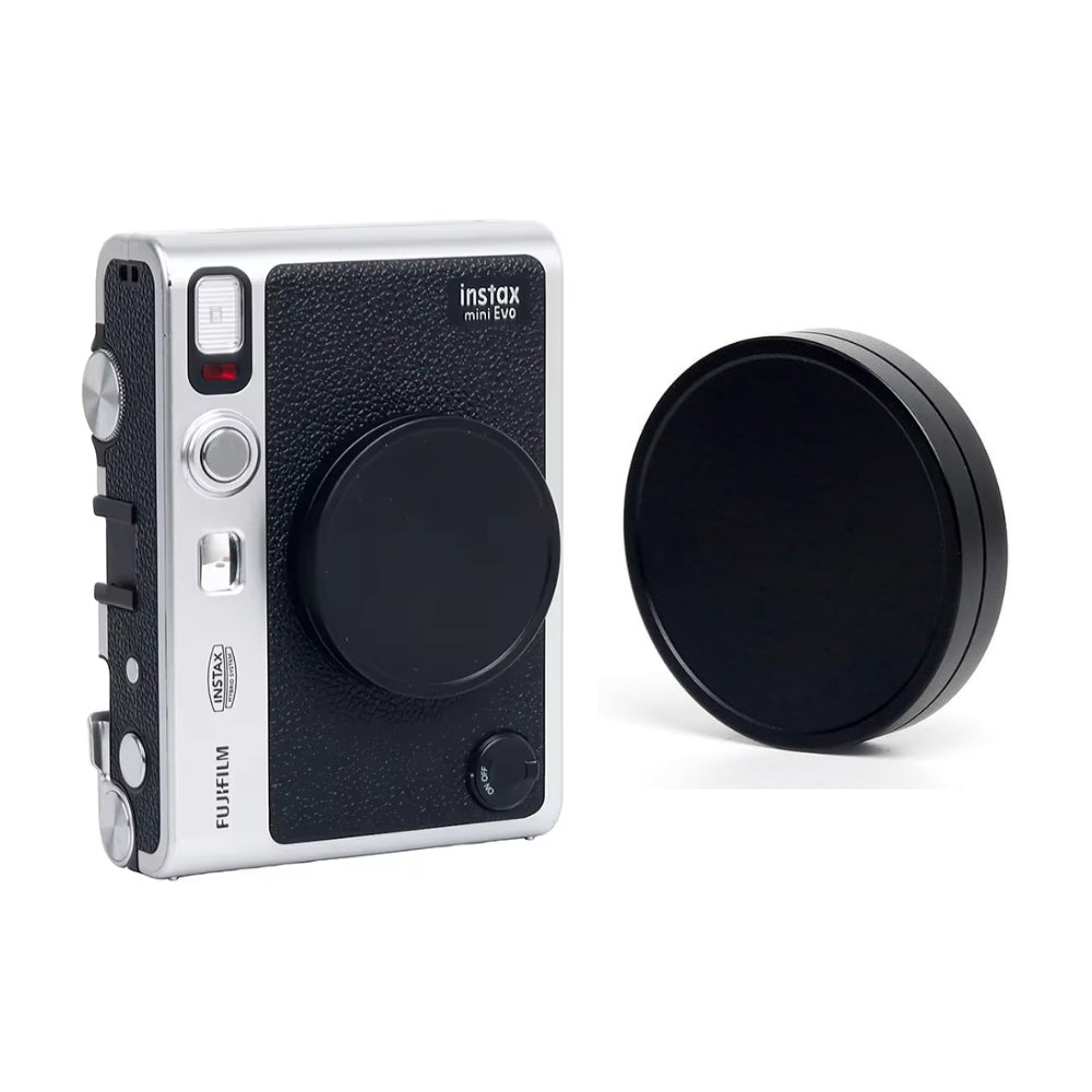 Pikxi Aluminum Protective Lens Cap for FUJIFILM Instax Mini EVO Instant Film Camera - Available in Black, Gray, Silver, Red, and Purple, Rose Gold and Blue Colors