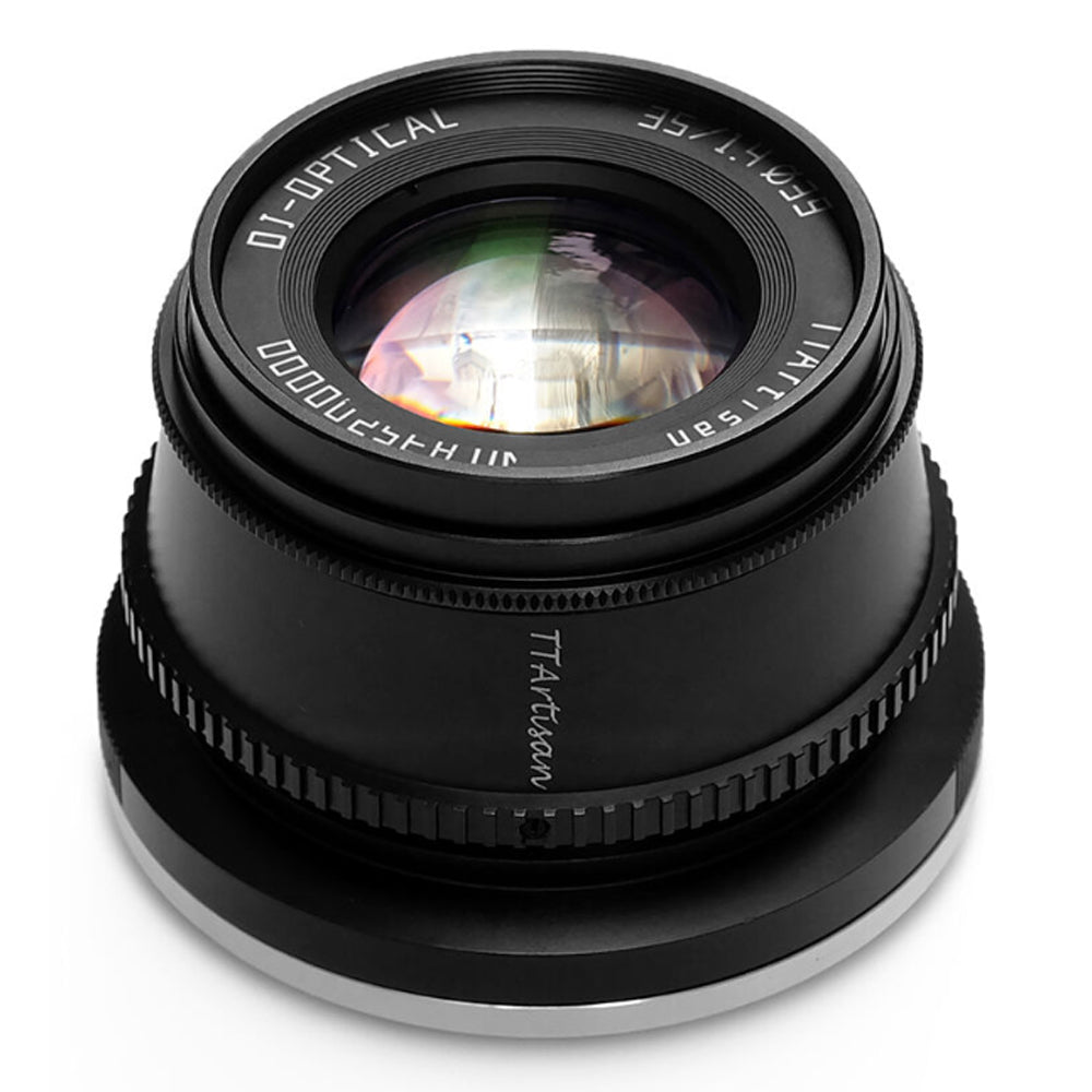 TTArtisan 35mm F/1.4 APS-C Format Canon EF-M Mount Prime Lens Large Aperture Sonnar Optical Design Full Metal Body, MF Manual Focus, 11" Focus Distance, Clicked Aperture Ring for Smooth Bokeh & Low Light Photography | Black