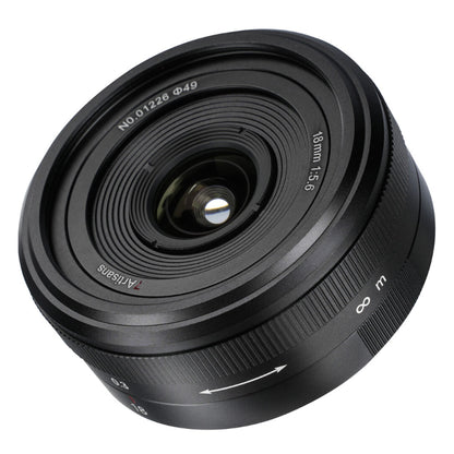 7Artisans 18mm F/5.6 Full Frame Format Sony E Mount Wide Angle Prime Pancake UFO Slim Lens MF Manual Focus for Mirrorless Cameras