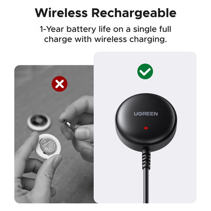 UGREEN Finder Mini 2 Smart Finder Locator IP68 Rating Rechargeable Battery Apple Find My App Support
