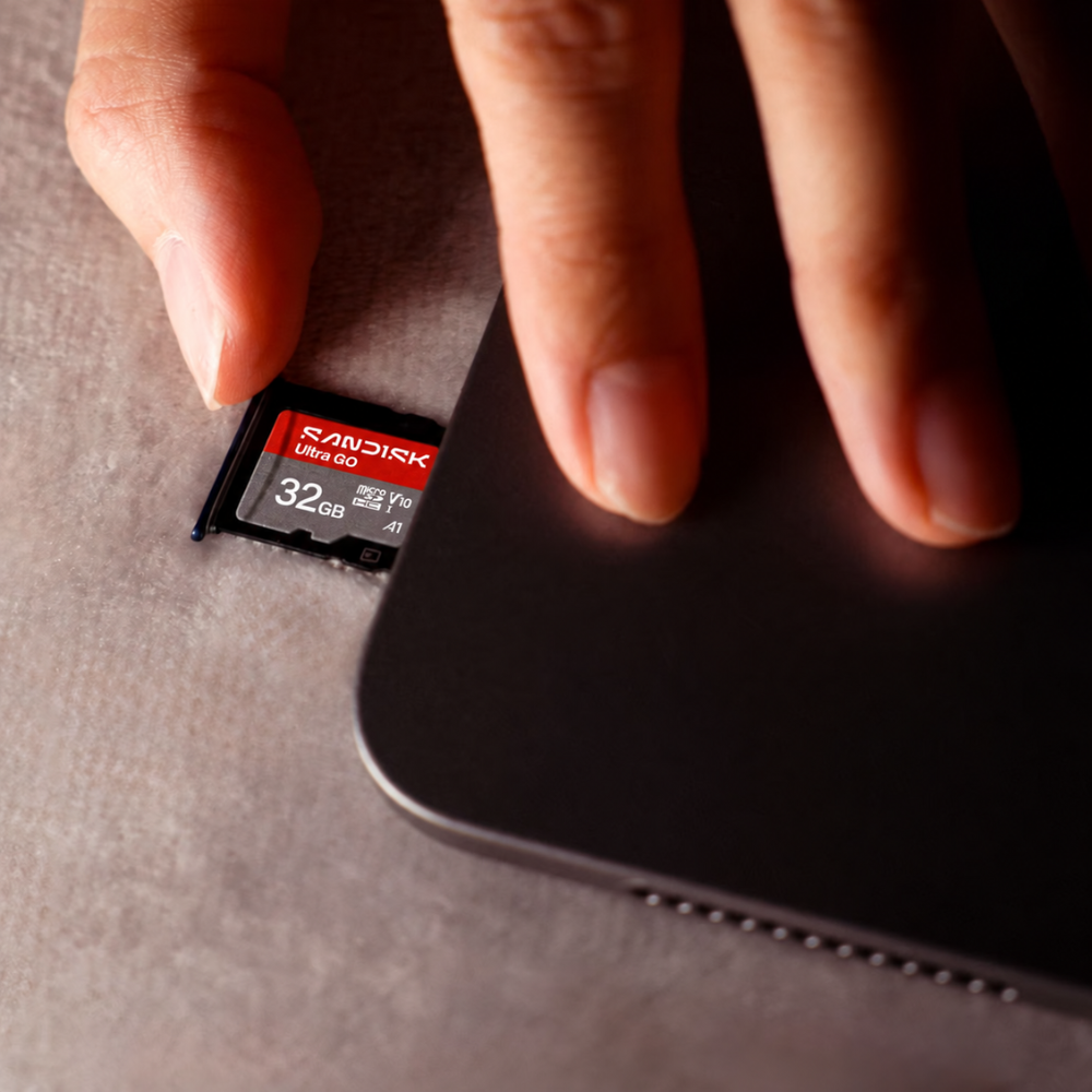 SanDisk 32GB microSDHC V10 A1 U1 UHS-I Memory Card with Up to 120MB/s Sequential Read Speed