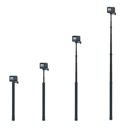 TELESIN Carbon Fiber Selfie Stick for GoPro & Action Cameras