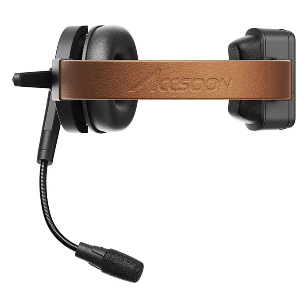 Accsoon CoMo SE Host & Remote Full-Duplex Wireless Intercom Over Ear Headset System Kit