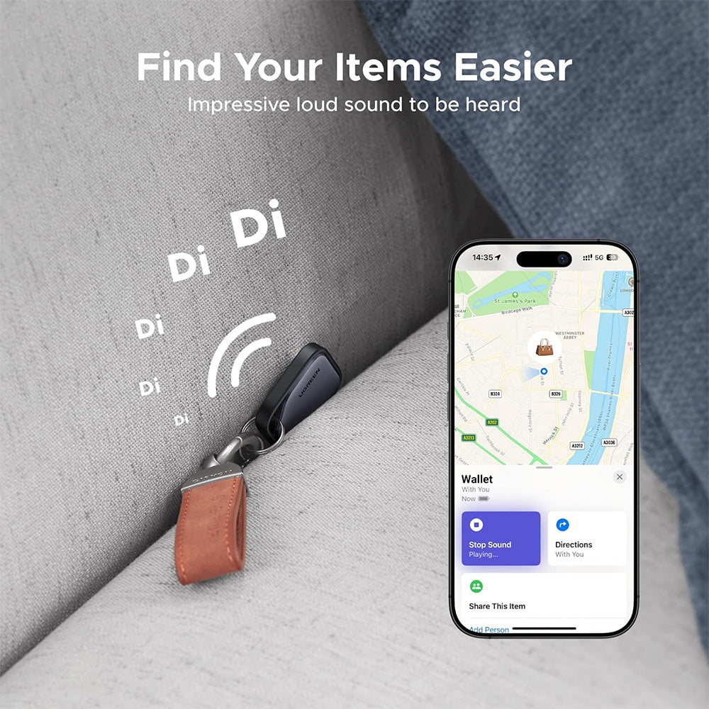 UGREEN Finder 2 1-Pack | 2-Pack Smart Finder Locator with Apple Find My App Support