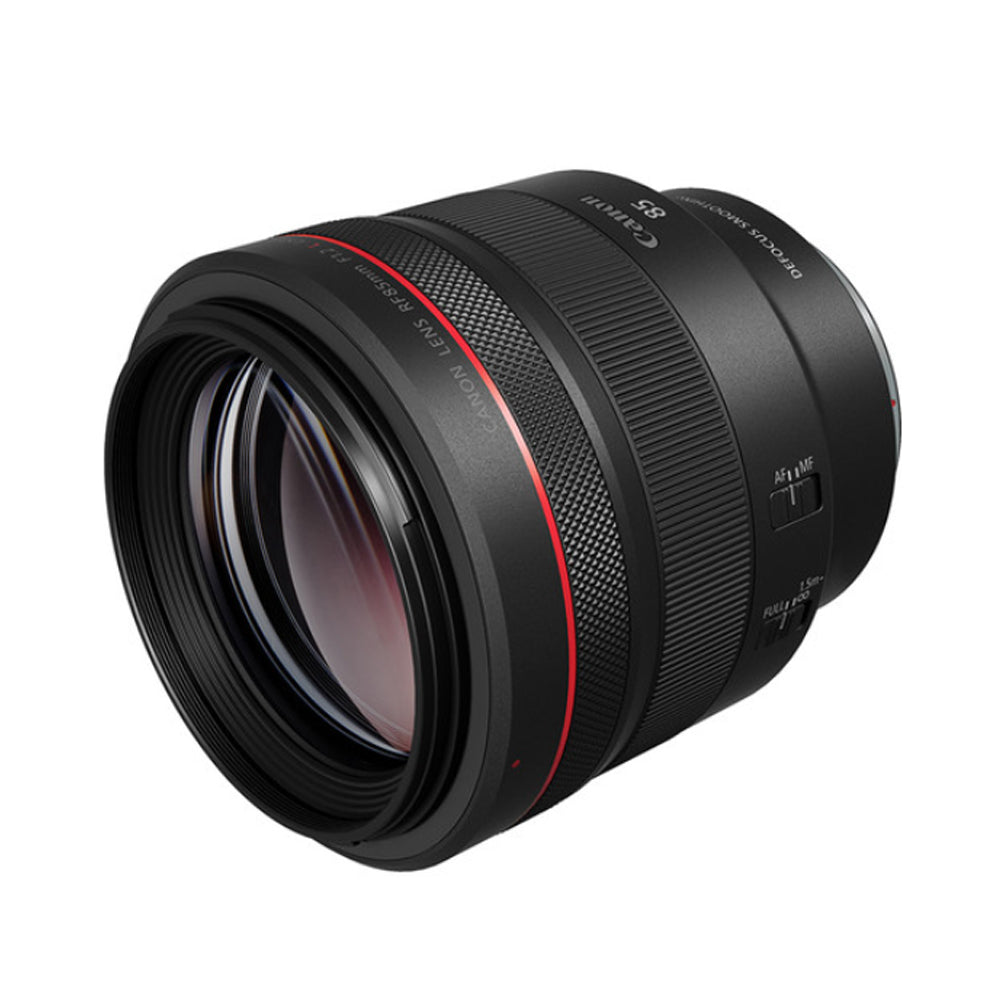 Canon RF 85mm f/1.2 L USM DS Short Telephoto Prime Lens for RF-Mount Full-frame Mirrorless Digital Cameras