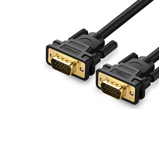 UGREEN FHD 1080P VGA Male to Male Gold-Plated Video Cable for LCD and LED Monitors with Mirror Mode and EMI RFI Interference Protection (15M) | 11634