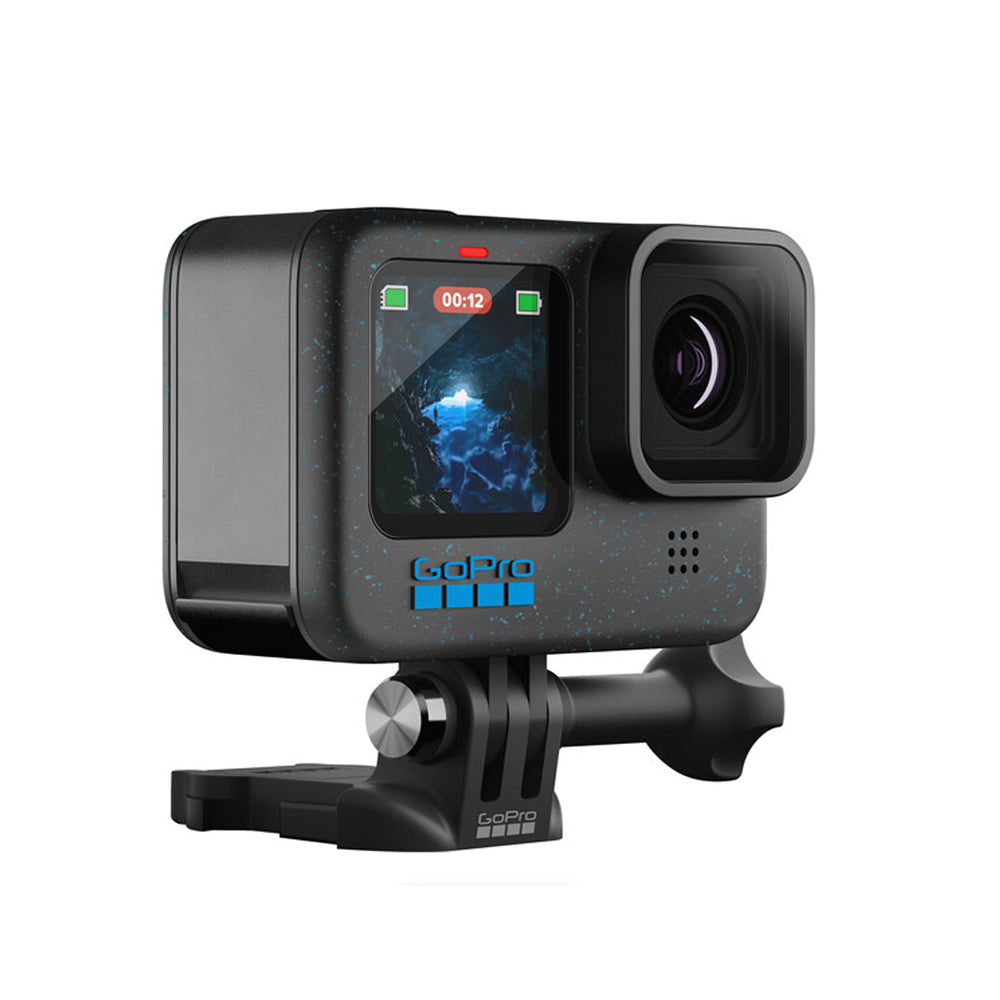 GoPro HERO12 / HERO 12 Black Waterproof Action Camera with 27MP 5.3K60 / 4K120 HDR Photo + Video, HyperSmooth 6.0 Image Stabilization, Horizon Lock, Voice Control, and Submersible Up to 33ft.for Content Creators and Vloggers