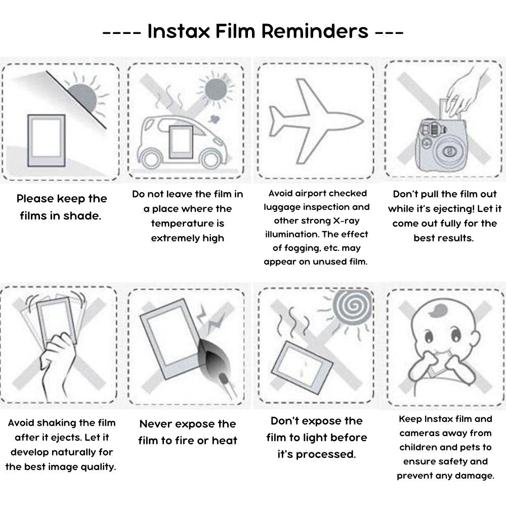 FUJIFILM Instax Square Monochrome Film Pack with 10 Sheets for Instax Square Instant Camera