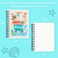 Ohuhu Marker Pads 60 Sheets Double-Sided Bleedproof Pages Acid-Free & Eco-Friendly Paper Spiral-Bound Drawing Pad for Kids & Adults Artworks Illustration Professional School Art Projects Supplies Stationery