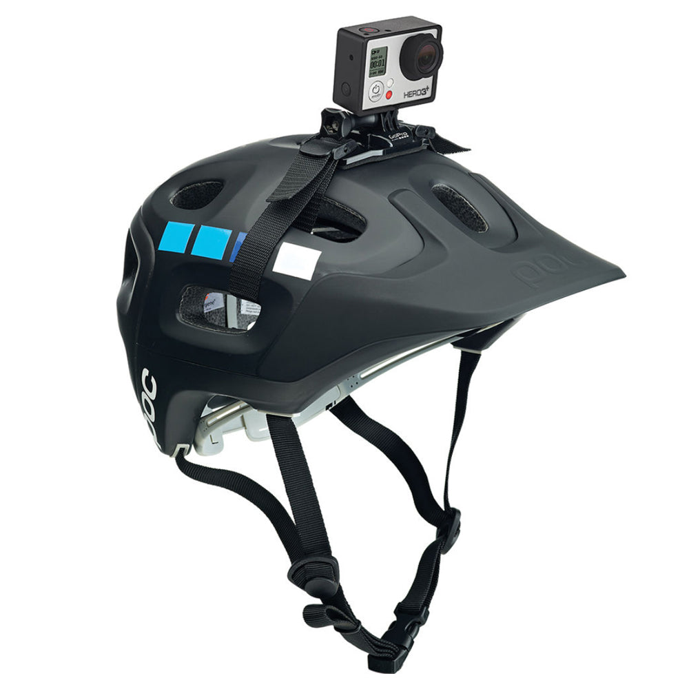 GoPro Strap Mount Fully Adjustable for Vented Helmets fits Base Plate and QR Quick Release GOPRO Action Camera Housing for POV Video | GVHS30