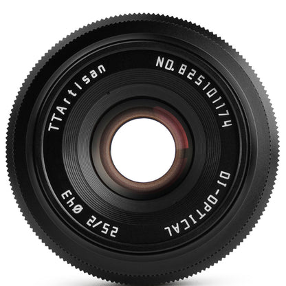 TTArtisan 25mm F/2.0 APS-C Format Sony E | Nikon Z | M43 Micro Four Thirds | FUJIFILM X Mount Portrait Pancake Prime Lens Large Aperture Full Metal Body, MF Manual Focus, 9.8" Focusing Distance for Smooth Bokeh and Low Light Photography