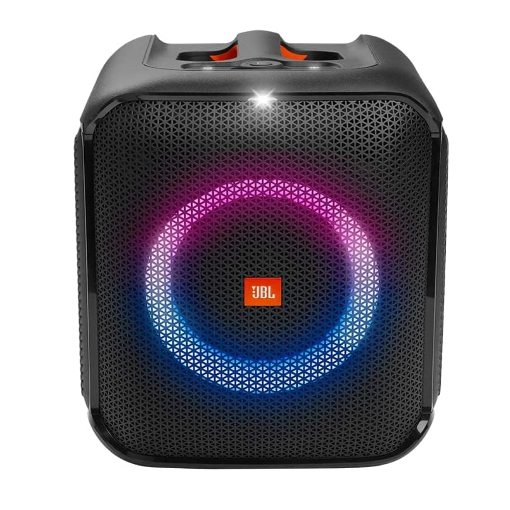 JBL PartyBox Encore Bluetooth Speaker with 2-Person Wireless Microphones - 100W RMS Portable Party Speaker with Dynamic Light Show, Splashproof Design & Speaker Pairing for Karaoke & Music Playing