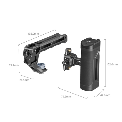 SmallRig Mini NATO Side Grip and ARRI Top Handle Kit for Camera Cage | 5949