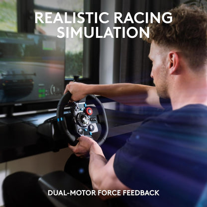 [CLEARANCE] Logitech G29 Driving Force Console Wheel and Pedals with Drive Shifter Bundle for Interactive Steering Games | JG Superstore
