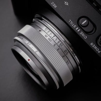 TTArtisan 50mm F/2.0 Full Frame Format Sony E | Nikon Z | Leica L | FUJIFILM X Mount Prime Lens Large Aperture Full Metal Body, MF Manual Focus, 19.2" Focusing Distance, Clicked Aperture Ring for Low Light Photography and Smooth Bokeh