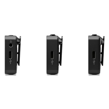 RODE Wireless GO Gen 3 / GO II (Dual TX + RX) Ultra-Compact Microphone with 2-Person Clip-On Transmitter, 2.4GHz Frequency, Intelligent GainAssist Technology for Smartphones, Cameras, Computers & Laptops