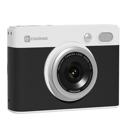 Chuzhao Instant Print Camera and Photo Printer (D1-P) with 10 Film Sheets, 2.1" x 3.2" Size, 1.54" IPS HD Screen, 4PASS Print Technology, Max 64GB MicroSD Card Slot, Mobile Smartphone Printing App Support | Black, Green