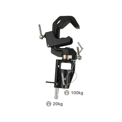 Dearkol Heavy-Duty Crab C Clamp, 100kg Load Capacity with 12" Safety Cable | MB-39