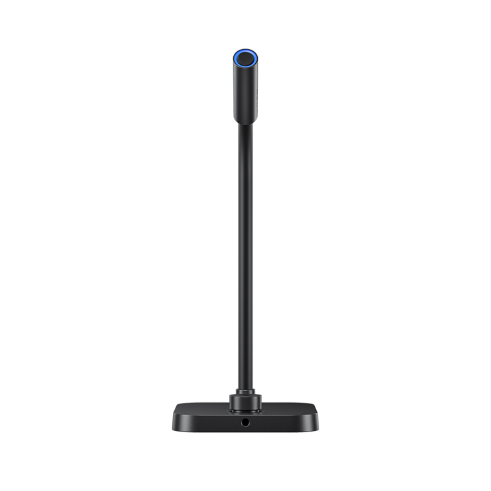 BOYA CM40 Gooseneck Condenser Microphone – Professional Mic, Noise Cancellation, Mute & Gain Control