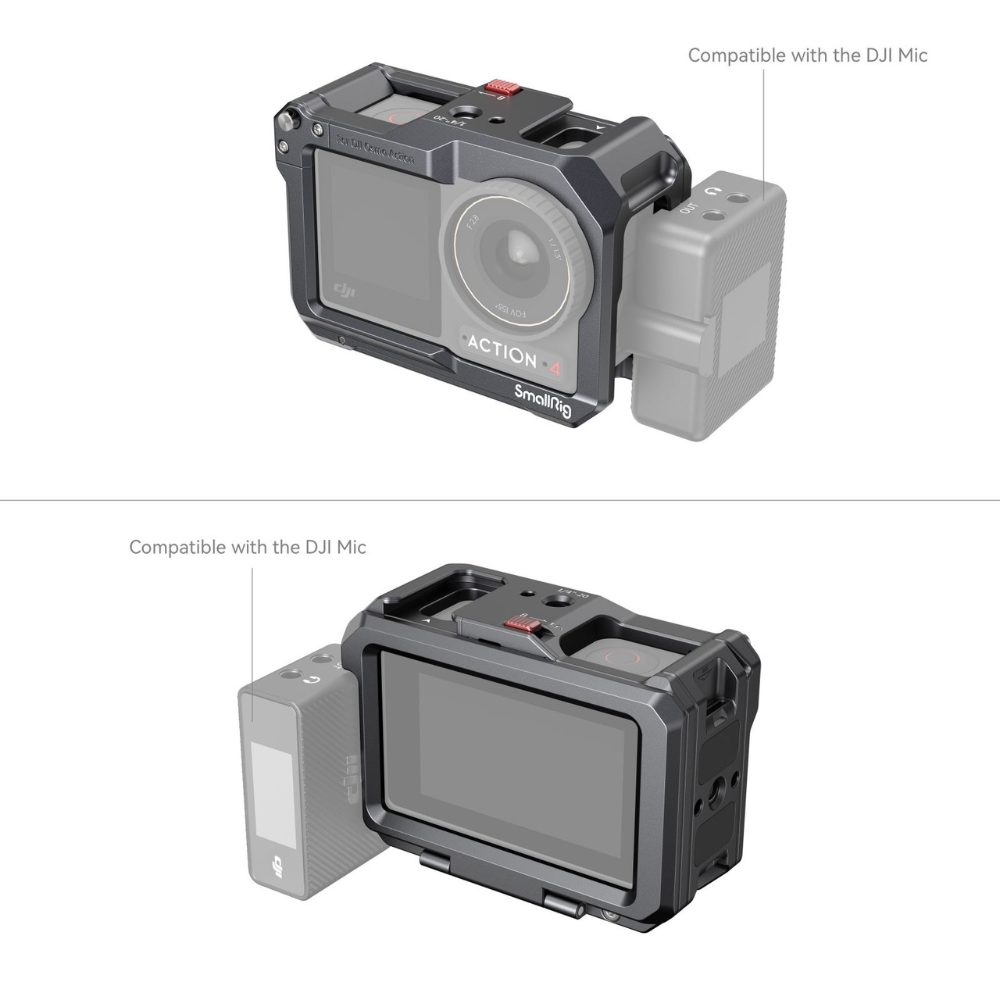 SmallRig Camera Cage for DJI Osmo Action 5 PRO 4 3