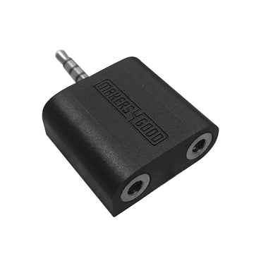 [CLEARANCE] Makers4Good Wiretap 3.5mm Male to 2 Female TRRS Headphone and Microphone Audio Splitter for Phone, Tablet, Laptop, PC, etc.