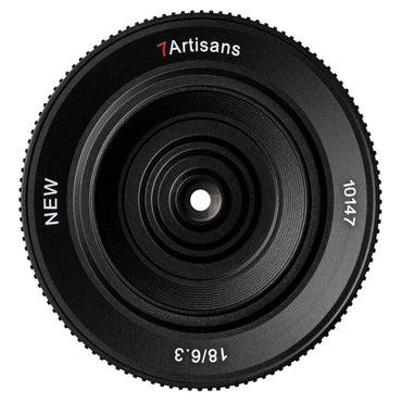 7Artisans 18mm F/6.3 Mark II APS-C Format Sony E Mount Wide Angle Prime Pancake UFO Slim Lens MF Manual Focus for Mirrorless Cameras