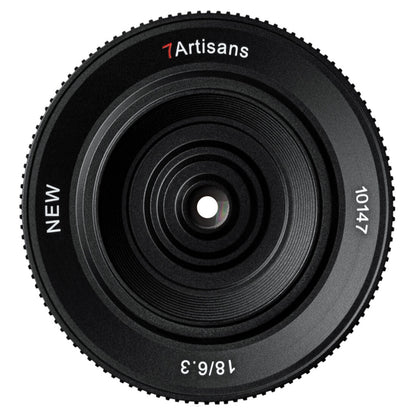 7Artisans 18mm F/6.3 Mark II APS-C Format Sony E Mount Wide Angle Prime Pancake UFO Slim Lens MF Manual Focus for Mirrorless Cameras