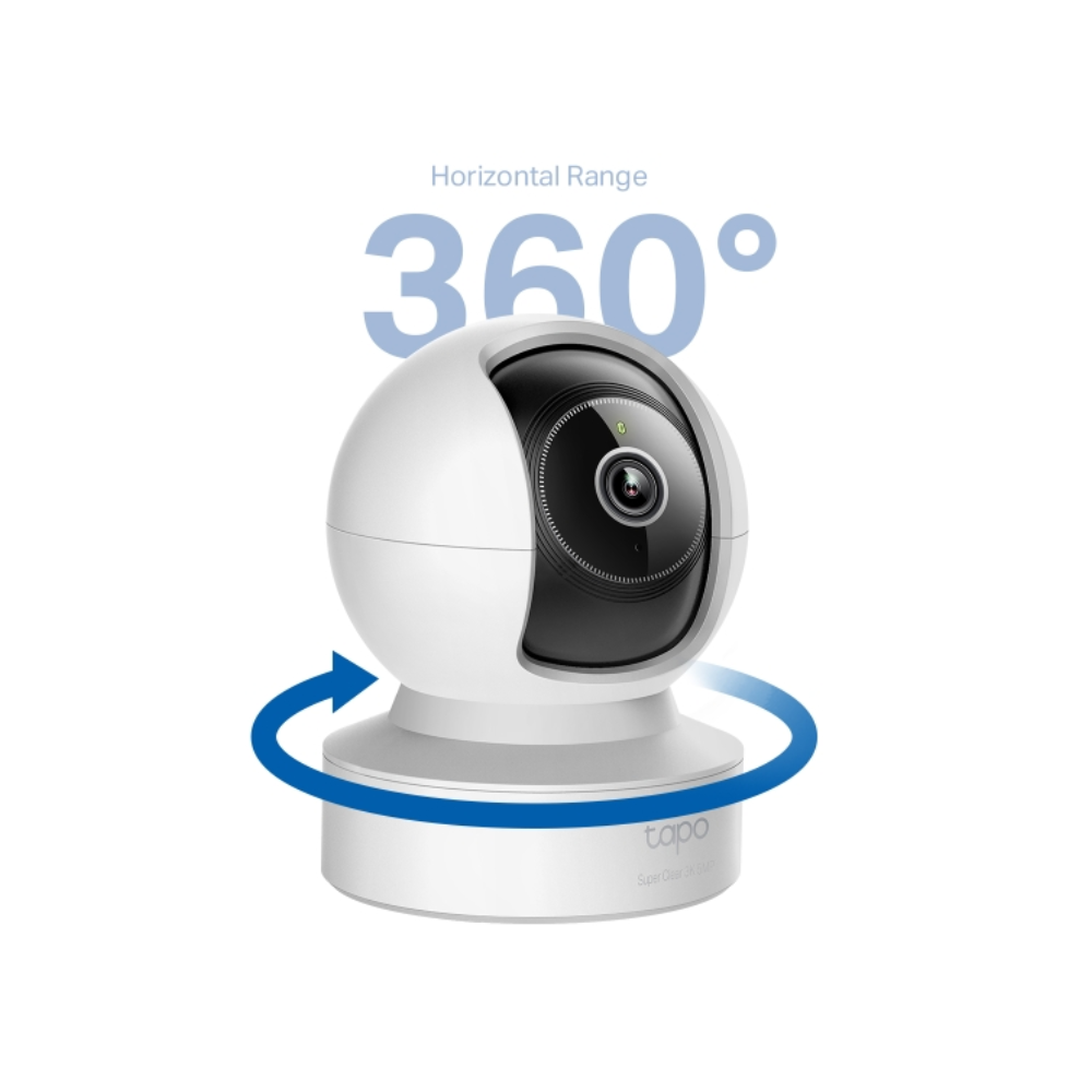 TP-Link Tapo C232 3K 5MP Pan/Tilt AI Home Security Wi-Fi Camera